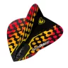 Fluturas Winmau Prism Zeta kite, galben si rosu