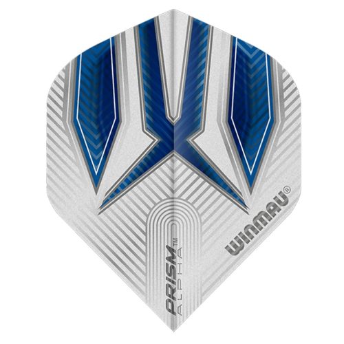 Fluturas darts Winmau ALPHA standard alb/albastru Steve Beaton