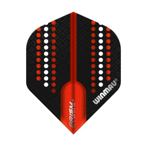 Fluturas darts Winmau Prism Alpha negru, rosu