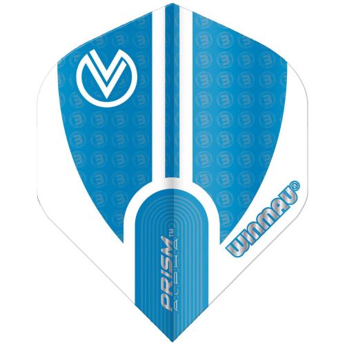 Fluturas darts Winmau Vincent Van Der Voort Prism Alpha albastru-alb