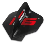 Fluturasi darts Winmau Prism Delta Blade 6 logo, negru