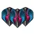 Fluturasi darts Winmau Prism Delta Spiral, albastru-roz