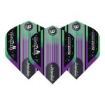 Fluturasi darts Winmau Prism Delta Simon Whitlock Wizard curcubeu-argintiu