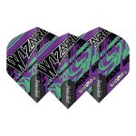 Fluturasi darts Winmau Prism Delta Simon Whitlock Wizard mov-argintiu