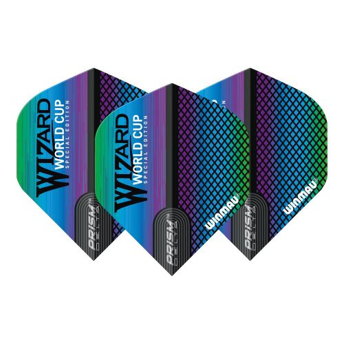 Fluturasi darts Winmau Prism Delta Simon Whitlock Wizard curcubeu
