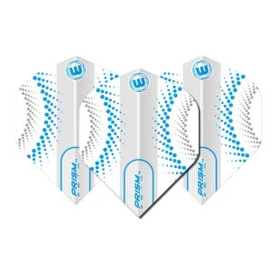 Fluturasi darts Winmau Prism Zeta Circles alb-albastru