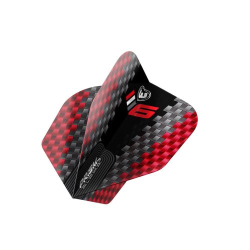 Fluturas Winmau Prism Alpha No6 Blade6 Chevron negru