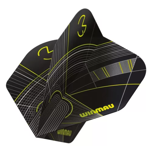 Fluturas darts Winmau Prism Delta Mvg negru-verde 800