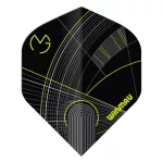 Fluturas darts Winmau Prism Delta Mvg negru-verde 800