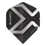 Fluturas darts Winmau Prism Delta Blade X negru-argintiu
