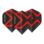 Fluturas darts Winmau prism Delta Blade X negru-rosu