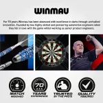 Fluturas darts Winmau prism Delta Blade X negru-rosu