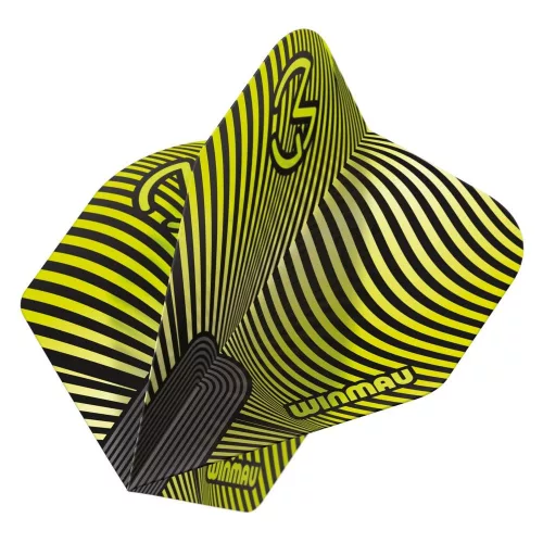 Fluturas darts Winmau Prism Delta MvG negru-verde 817