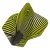 Fluturas darts Winmau Prism Delta MvG negru-verde 817
