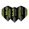 Fluturas darts Winmau Prism Delta negru-verde 818