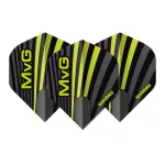 Fluturas darts Winmau Delta MvG negru-verde 819