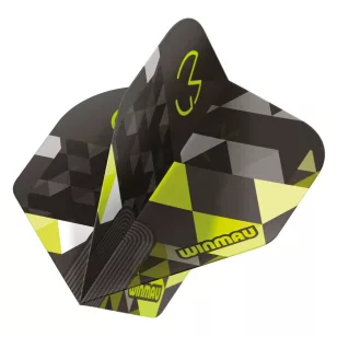 Fluturas darts Winmau prism Delta MvG negru-verde 820