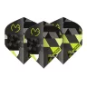 Fluturas darts Winmau prism Delta MvG negru-verde 820