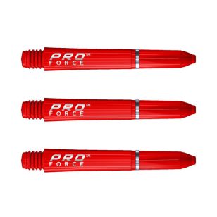 Tije Darts Winmau Pro Force scurt rosu 35mm