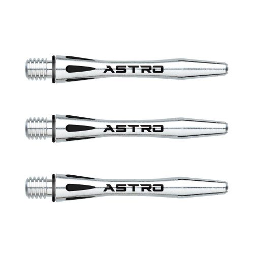 Tije Darts Winmau Astro aluminium Argintiu scurt 35mm