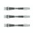 Tija darts Winmau Triad aluminiu negru scurt 35mm