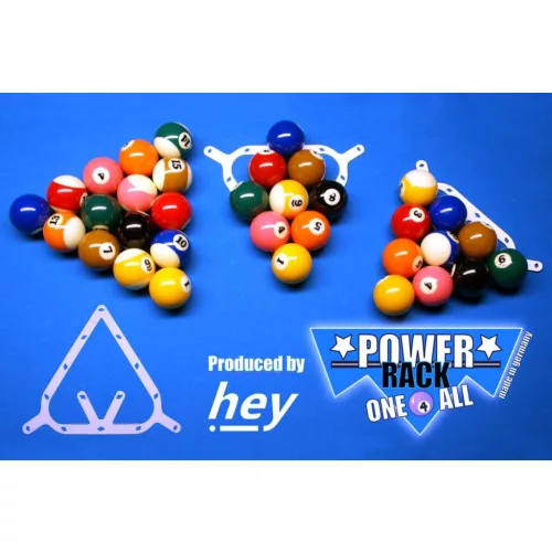 Folie pentru aliniere bile biliard Power Rack pentru jocuri 8,9,10