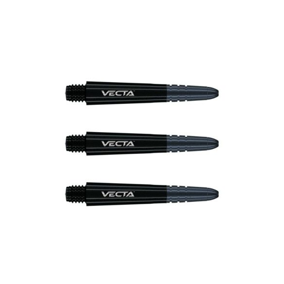 Tije darts Winmau Vecta plastic, cu varf metalic, negru scurt