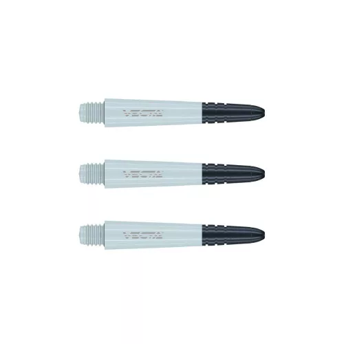 Tije darts Winmau Vecta plastic, cu varf metalic, alb scurt