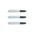 Tije darts Winmau Vecta plastic, cu varf metalic, alb scurt