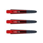 Tije darts Winmau Vecta plastic, cu varf metalic, rosu scurt