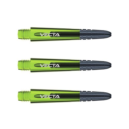 Tije darts Winmau Vecta plastic, cu varf metalic, verde scurt