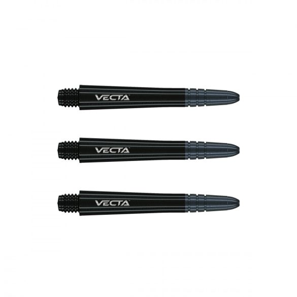 Tije darts Winmau Vecta plastic, cu varf metalic, negru intermediate