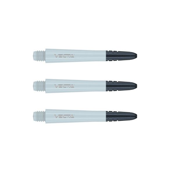 Tije darts Winmau Vecta plastic, cu varf metalic, alb intermediate
