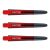 Tije darts Winmau Vecta plastic, cu varf metalic, rosu intermediate