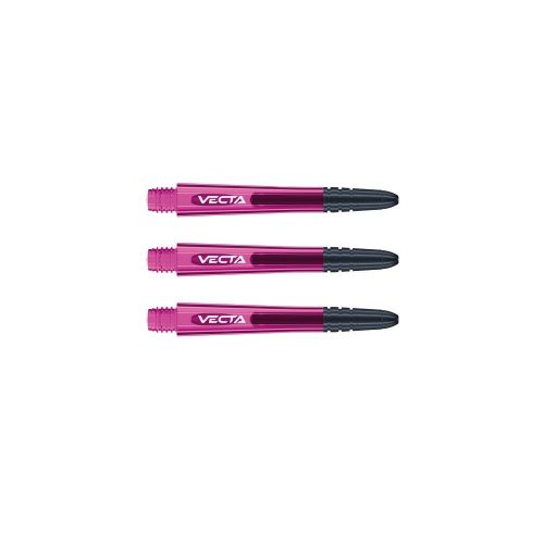 Tija mediu Winmau Vecta , plastic, top metal roz 37 mm