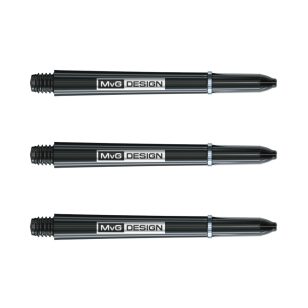 Tija darts Winmau MvG Nylon Lungime negru, metal cu inel