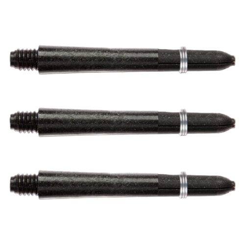 Tija darts Winmau Carbon, 35 mm, scurt negru