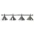 Lampa biliard Dynamic 4 buc chromat 180cm