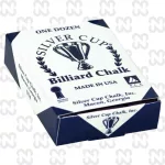 Creta biliard Silver Cup, portocaliu,12 buc