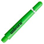 Tija darts extra scurta Unicorn Gripper4 neon, verde, 29 mm
