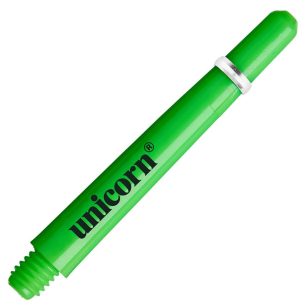 Tija darts extra scurta Unicorn Gripper4 neon, verde, 29 mm