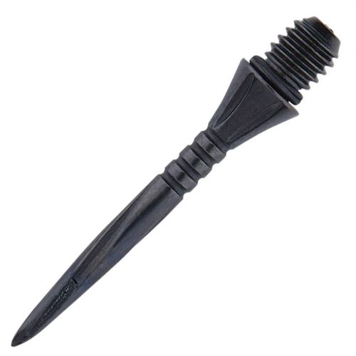Varf darts interschimbabil din metal, filet 2BA, negru, Unicorn Volute 27mm