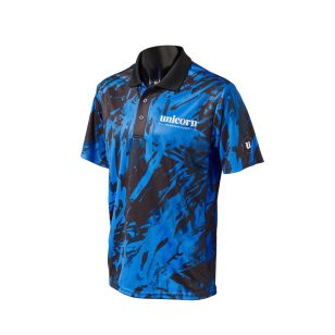 Camasa darts Unicorn Pro-Tech Camo, marimea L, albastru