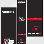 Cobor darts Winmau PRO ZONE PRECISION BLADE 6, covor moale cu linie de aruncare, 60cm lat
