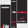   Cobor darts Winmau PRO ZONE PRECISION BLADE 6, covor moale cu linie de aruncare, 60cm lat