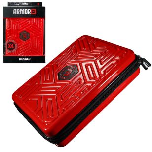 Husa darts Winmau Armor G4 - rosu, pentru patru seturi de sageti