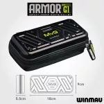 Husa darts Winmau Armor MvG G1- negru, pentru un set