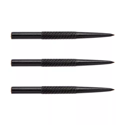Varf dart Winmau spiralat negru 3buc/pachet