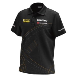 Tricou darts Winmau MvG Limited Edition Tour Polo 2025, marimea S