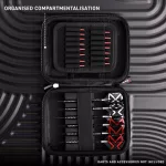 Husa darts Winmau Blade X Armor G2 -  negru, pentru doua seturi